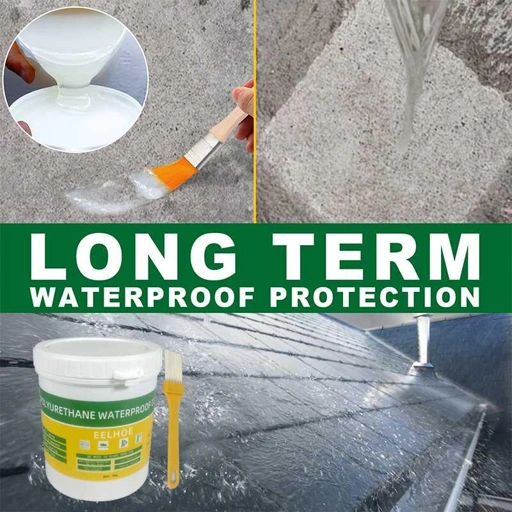 EELHOE Lem Anti Bocor Rembes Waterproof Coating - Lindungi Rumah dari Bocor, Tahan Cuaca Ekstrem, Cocok untuk Beragam Permukaan