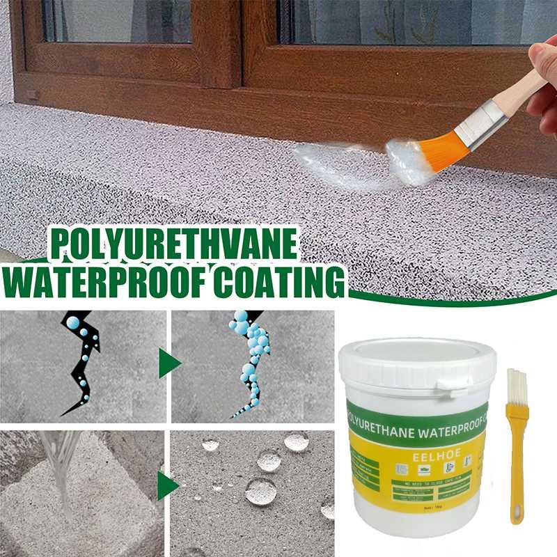 EELHOE Lem Anti Bocor Rembes Waterproof Coating - Lindungi Rumah dari Bocor, Tahan Cuaca Ekstrem, Cocok untuk Beragam Permukaan