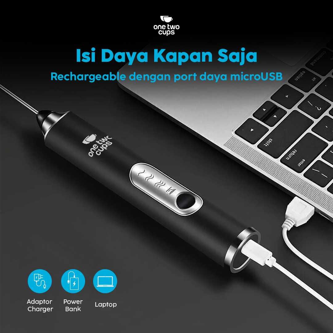 One Two Cups Hand Mixer Mini 2in1 Tingkatkan Kenyamanan Dapur Anda!