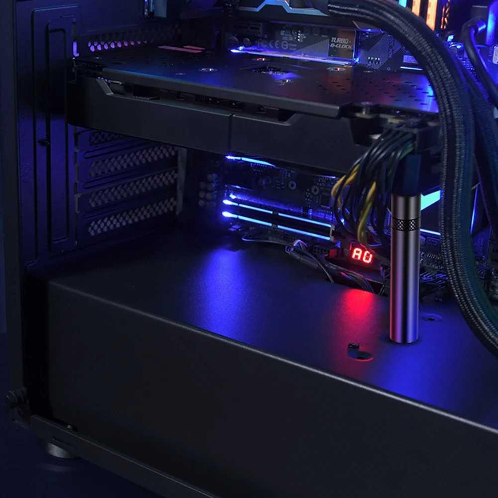 EHS Holder GPU VGA Graphic Card Anti Sag Bracket Teleskopik Magnetic GX30, Stabilisasi Optimal untuk Kartu Grafis Berat Durabilitas Maksimal, Desain F