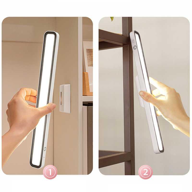 LAPARA Lampu Baca LED Rechargeable Magnetic with Remote Control Menjaga Kesehatan Mata Anda, Atur Cahaya Sesuai Kebutuhan, Kontrol Jarak Jauh Portabel