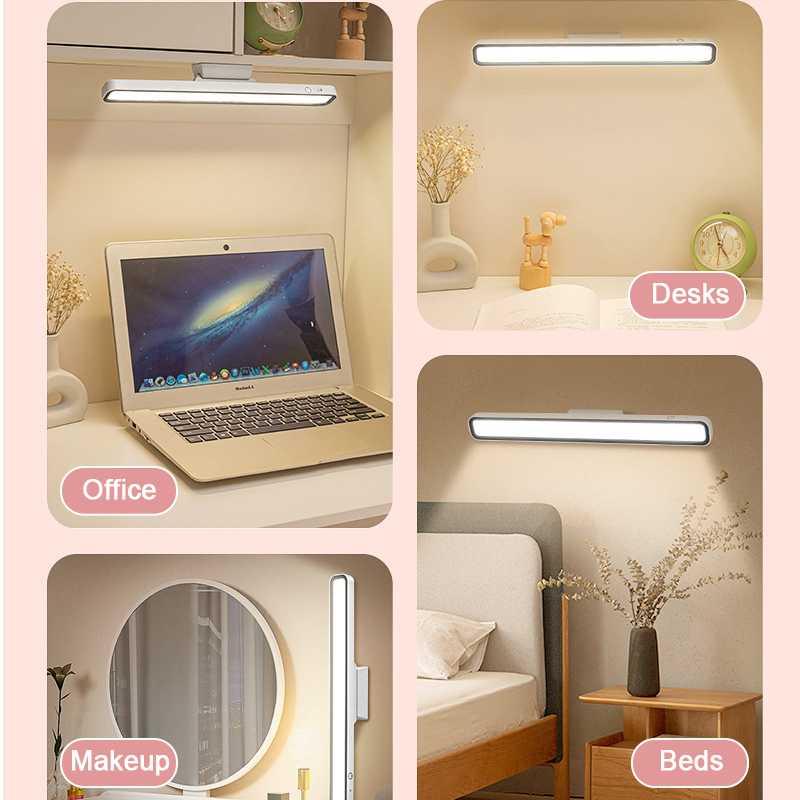 LAPARA Lampu Baca LED Rechargeable Magnetic with Remote Control Menjaga Kesehatan Mata Anda, Atur Cahaya Sesuai Kebutuhan, Kontrol Jarak Jauh Portabel