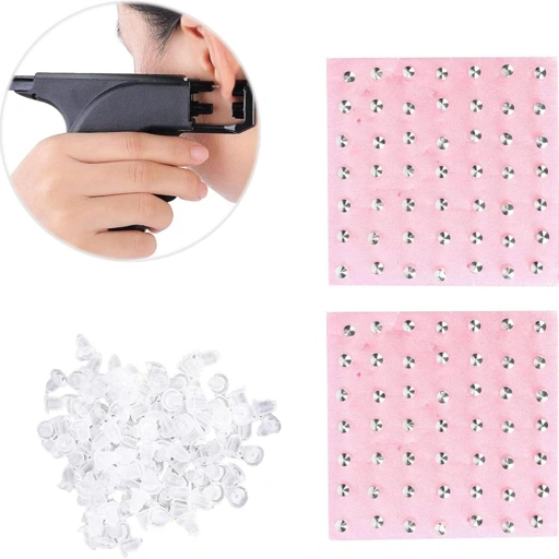 ETANTIAL Anting Tindik Mini Stainless Steel - Nyaman & Higienis, Cocok untuk Pemula