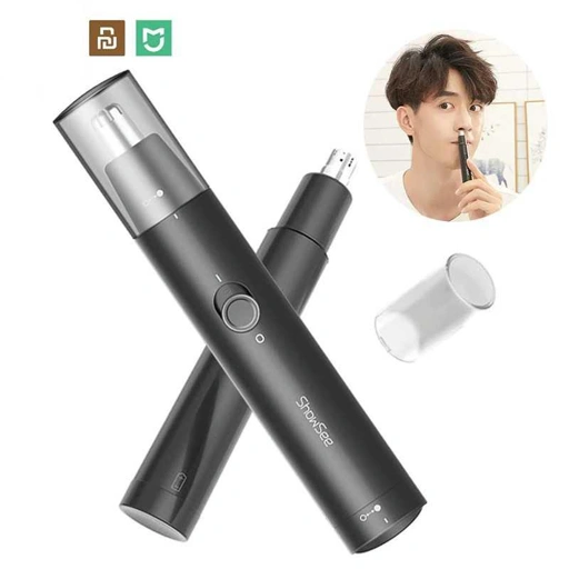 ShowSee Pencukur Bulu Hidung Elektrik - Pisau Putar 360ΒΊ, Micro Motor, Waterproof