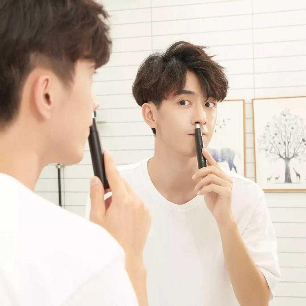 ShowSee Pencukur Bulu Hidung Elektrik - Pisau Putar 360º, Micro Motor, Waterproof
