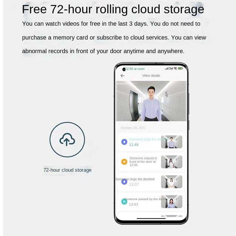 Xiaomi Smart Doorbell 3 Bel Pintu Video WiFi 180 Derajat 2K MJML05-FJ