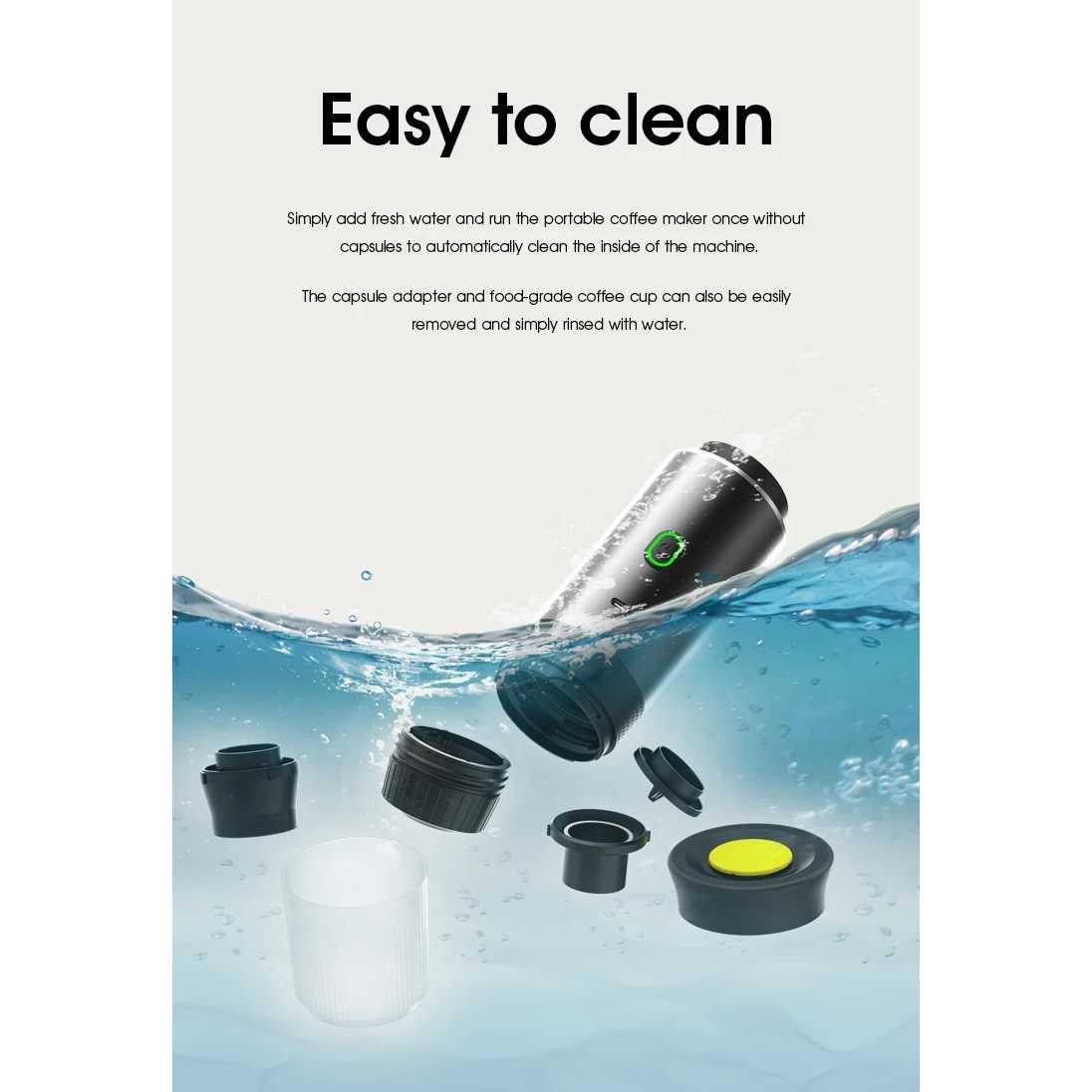 One Two Cups Portable Coffee Maker 3in1 Nikmati Kopi Praktis, Hangat atau Dingin