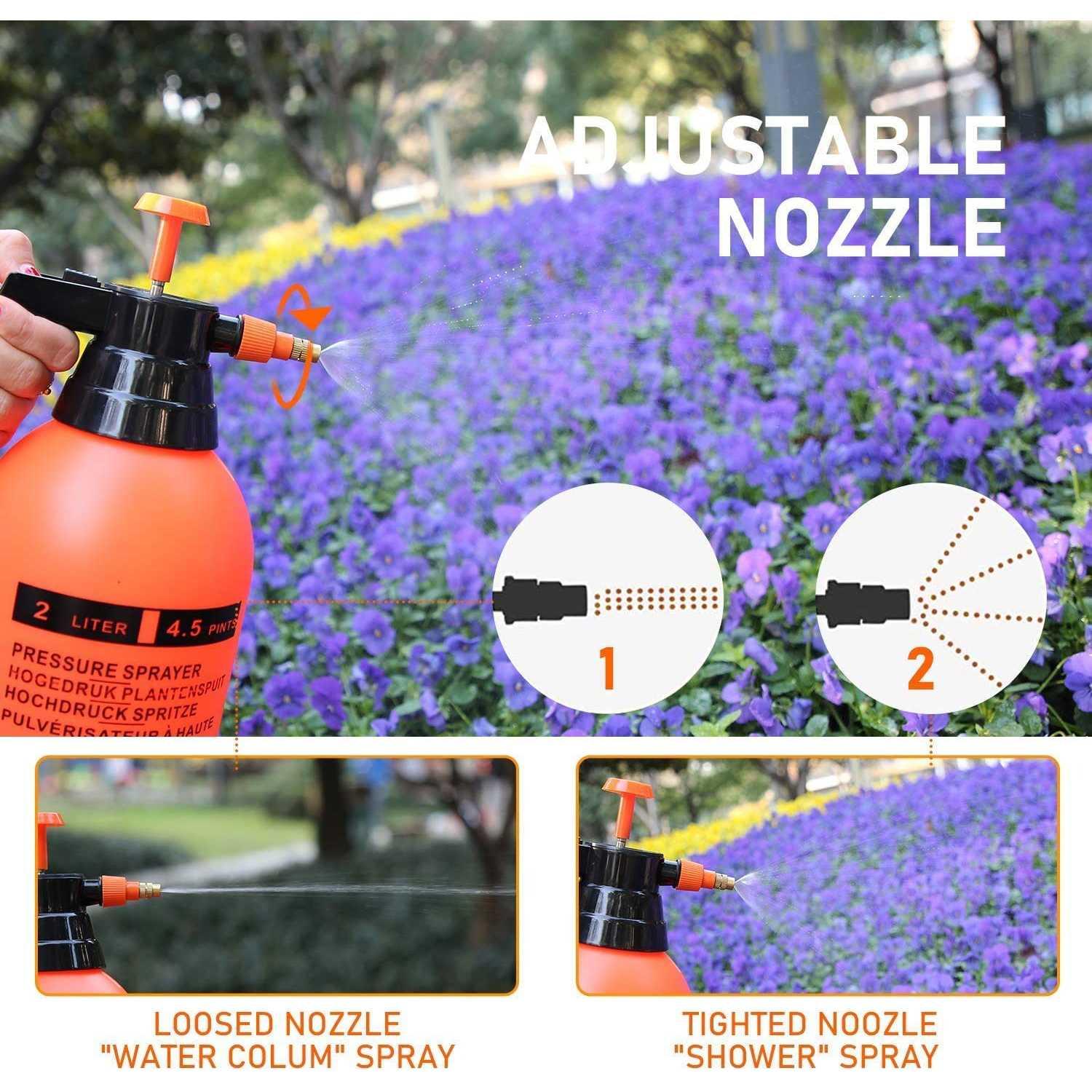 JIUHANG Semprotan Tanaman Pompa Adjustable Nozzle Hand Pump 2L - JH-2L-A, Efisien dan Nyaman untuk Merawat Tanaman