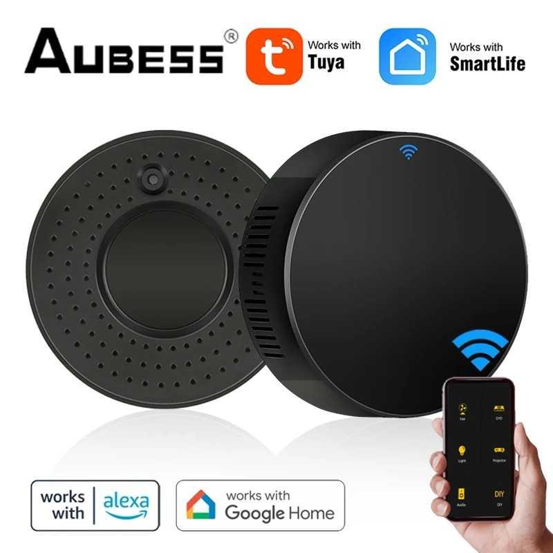 Aubess Smart Universal IR Remote Control WiFi TV AC Tuya App - A2, Kontrol Elektronik Rumah dengan Mudah dan Cepat, Desain Kompak