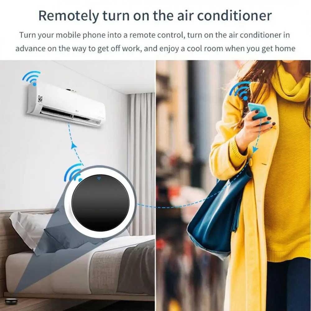 Aubess Smart Universal IR Remote Control WiFi TV AC Tuya App - A2, Kontrol Elektronik Rumah dengan Mudah dan Cepat, Desain Kompak