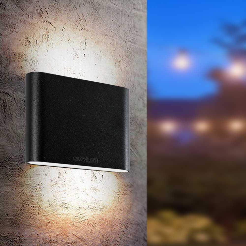 TaffLED Lampu Dinding Hias Outdoor Minimalis Waterproof Warm White NR-10