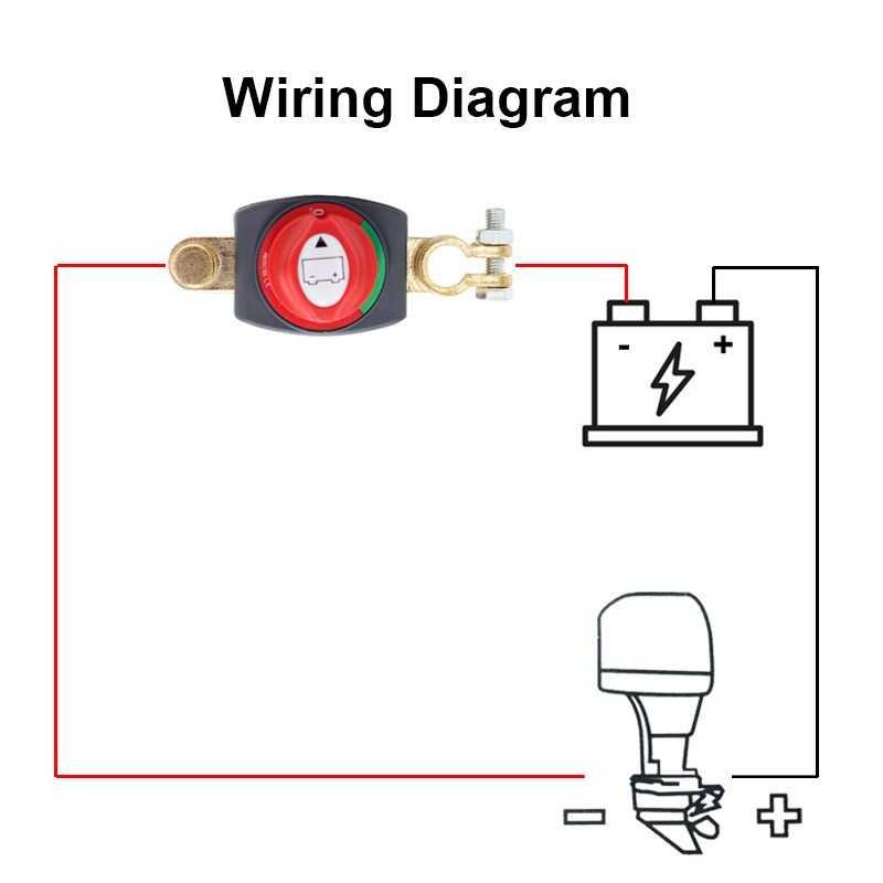 ONEGOL Saklar Pemutus Arus Aki Battery Disconnect Switch - Perlindungan Optimal, Awet, dan Aman