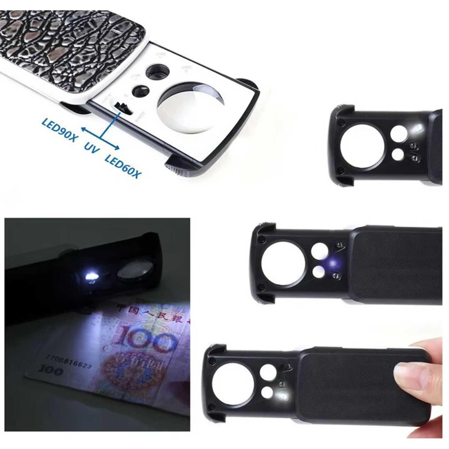 Januel Kaca Pembesar Magnifying Glass Jewelry Repair Tool with LED - NO.774-3ZX1, Bantu Perbaiki Perhiasan Anda dengan Mudah, Minimalis dan Praktis