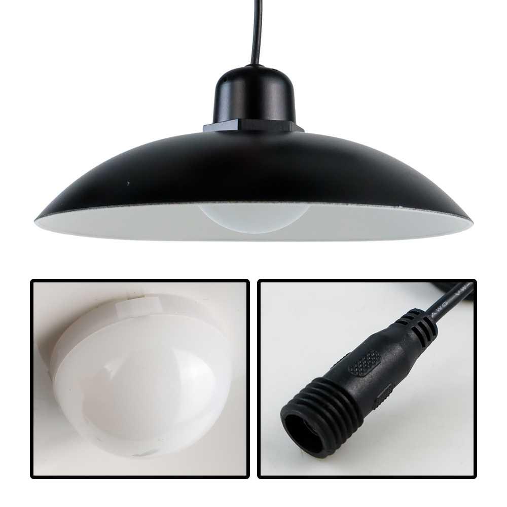 TaffLED Lampu Gantung Hias Solar Power 2 Lamp Hemat Listrik dan Tahan Air, Cocok untuk Taman dan Teras
