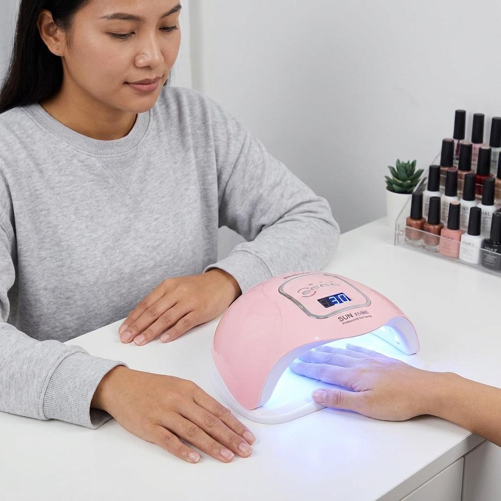 Biutte.co Pengering Kutek UV Lamp Nail Dryer 45 LED 120W - Dmoley SUNX5MAX, Pengering Kutek Cepat dan Efisien