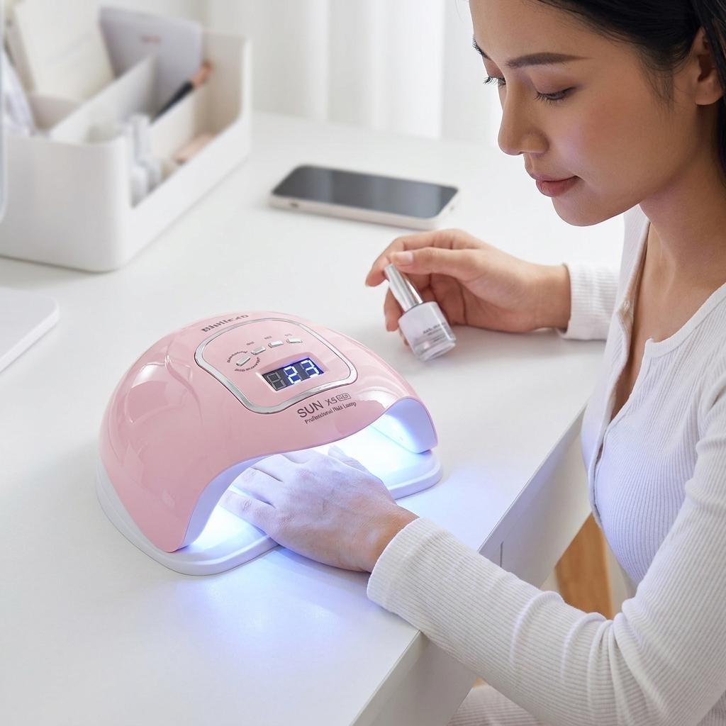 Biutte.co Pengering Kutek UV Lamp Nail Dryer 45 LED 120W - Dmoley SUNX5MAX, Pengering Kutek Cepat dan Efisien