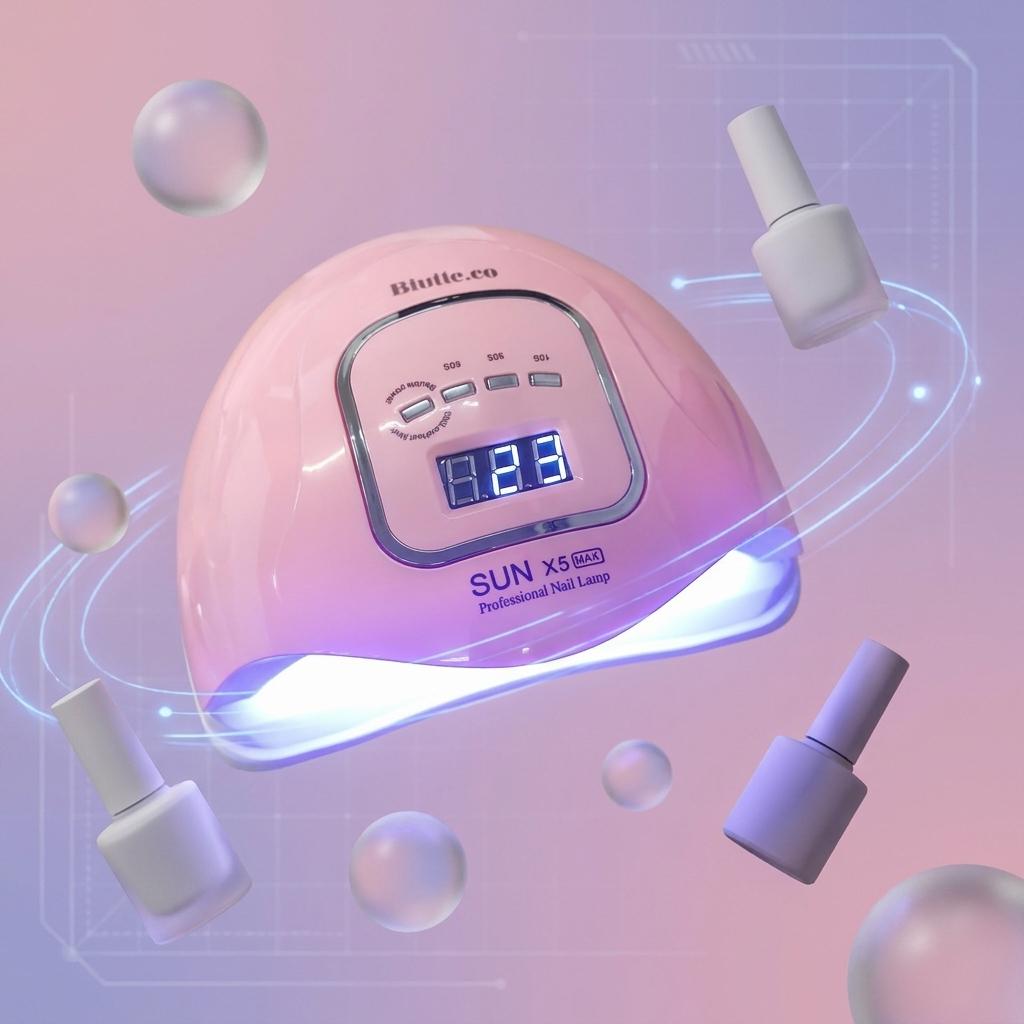 Biutte.co Pengering Kutek UV Lamp Nail Dryer 45 LED 120W - Dmoley SUNX5MAX, Pengering Kutek Cepat dan Efisien