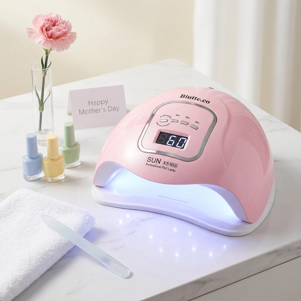 Biutte.co Pengering Kutek UV Lamp Nail Dryer 45 LED 120W - Dmoley SUNX5MAX, Pengering Kutek Cepat dan Efisien