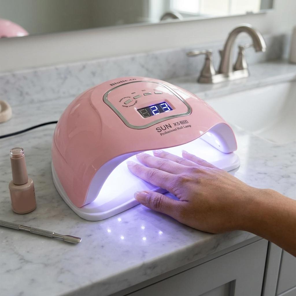 Biutte.co Pengering Kutek UV Lamp Nail Dryer 45 LED 120W - Dmoley SUNX5MAX, Pengering Kutek Cepat dan Efisien