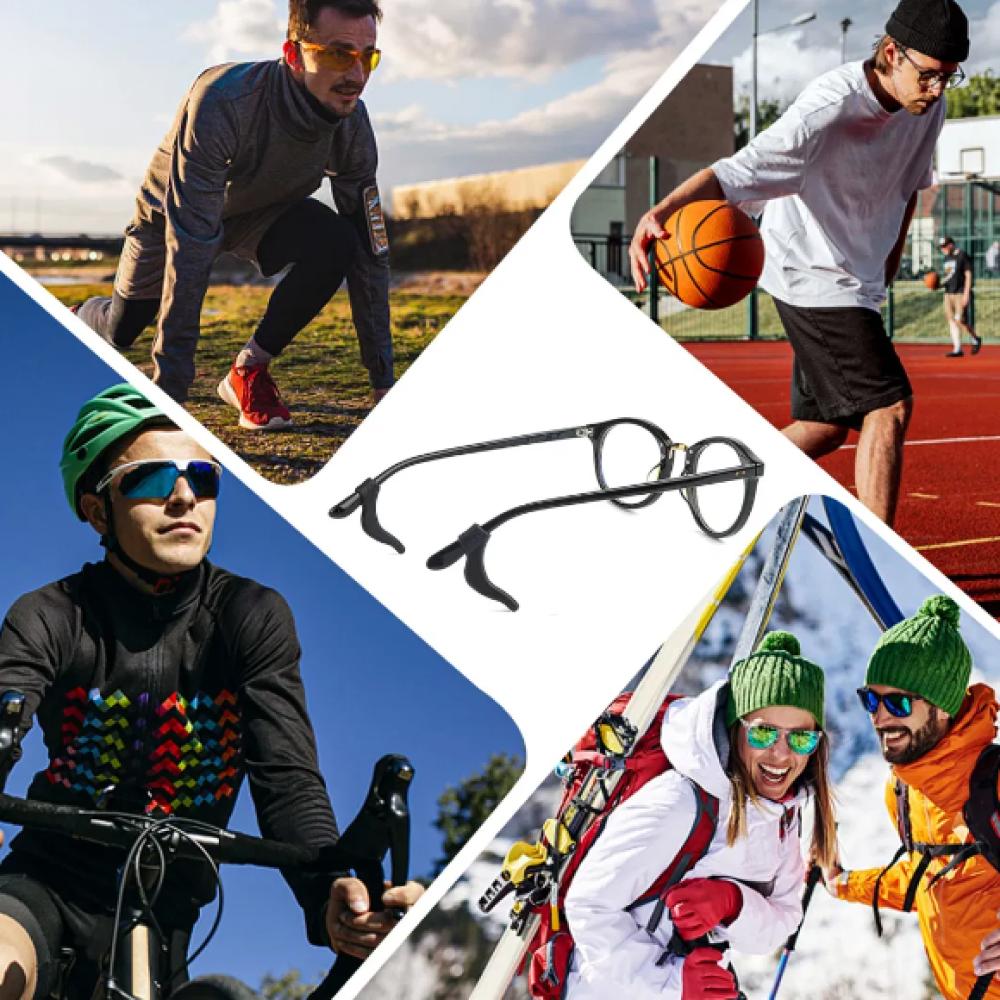 SCALE Pengait Kacamata Anti Slip Silicone Glasses Ear Hook - Tahan Lama dan Nyaman, Desain Ergonomis