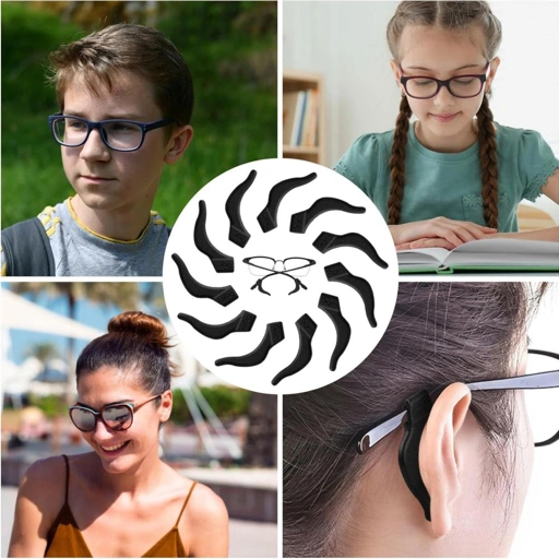 SCALE Pengait Kacamata Anti Slip Silicone Glasses Ear Hook - Tahan Lama dan Nyaman, Desain Ergonomis