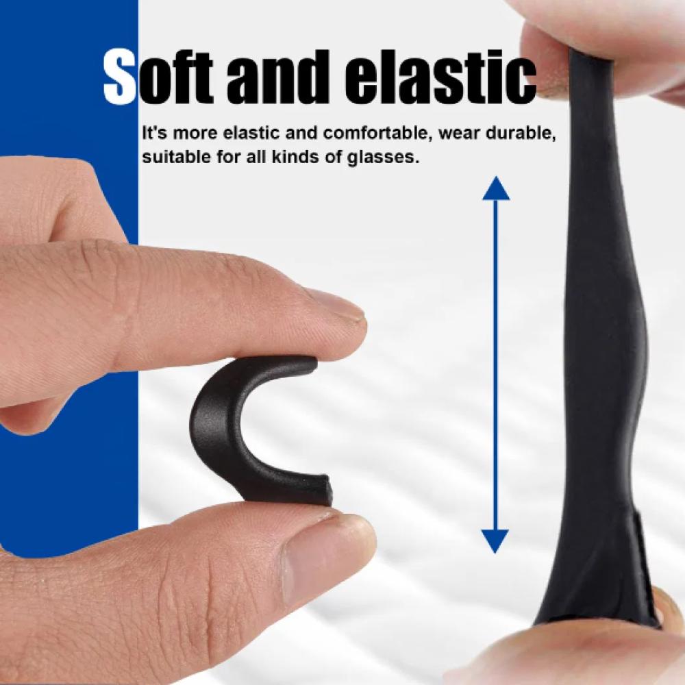 SCALE Pengait Kacamata Anti Slip Silicone Glasses Ear Hook - Tahan Lama dan Nyaman, Desain Ergonomis