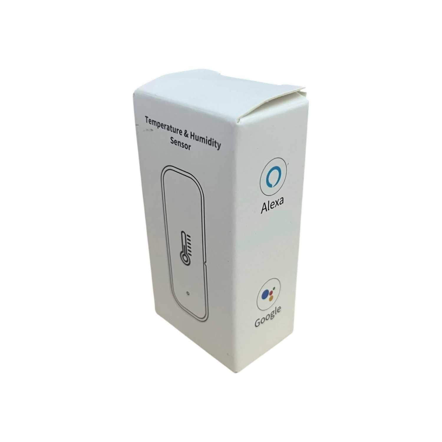 Tuya Smart Life Temperature and Humidity Sensor Real Time WiFi TY-03, Monitor Suhu dan Kelembapan, Deteksi Real-time