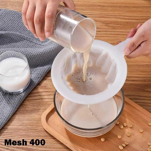 TaffHOME Alat Saringan Makanan Minuman Nylon Mesh Ampas Bebas, Bahan Berkualitas