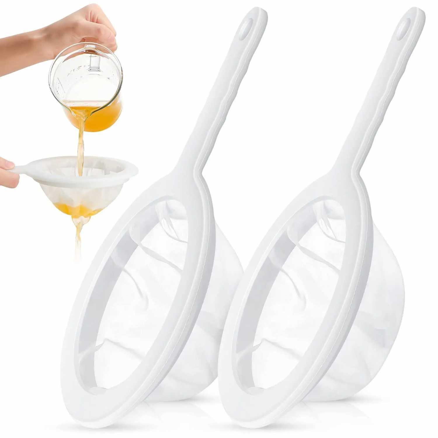 TaffHOME Alat Saringan Makanan Minuman Nylon Mesh Ampas Bebas, Bahan Berkualitas