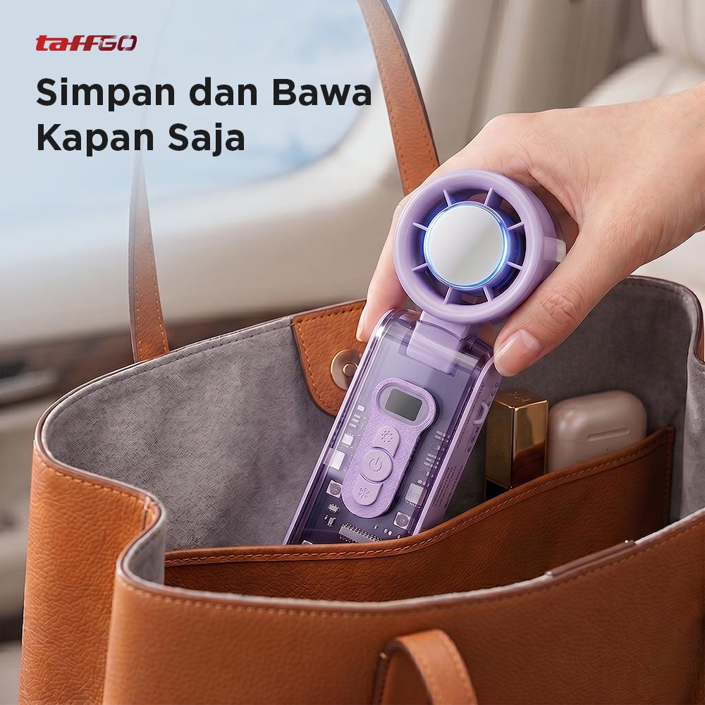 TaffGO Kipas Angin Portable Turbo Mini Cooling Fan Kesejukan Praktis di Mana Saja, Kapan Saja