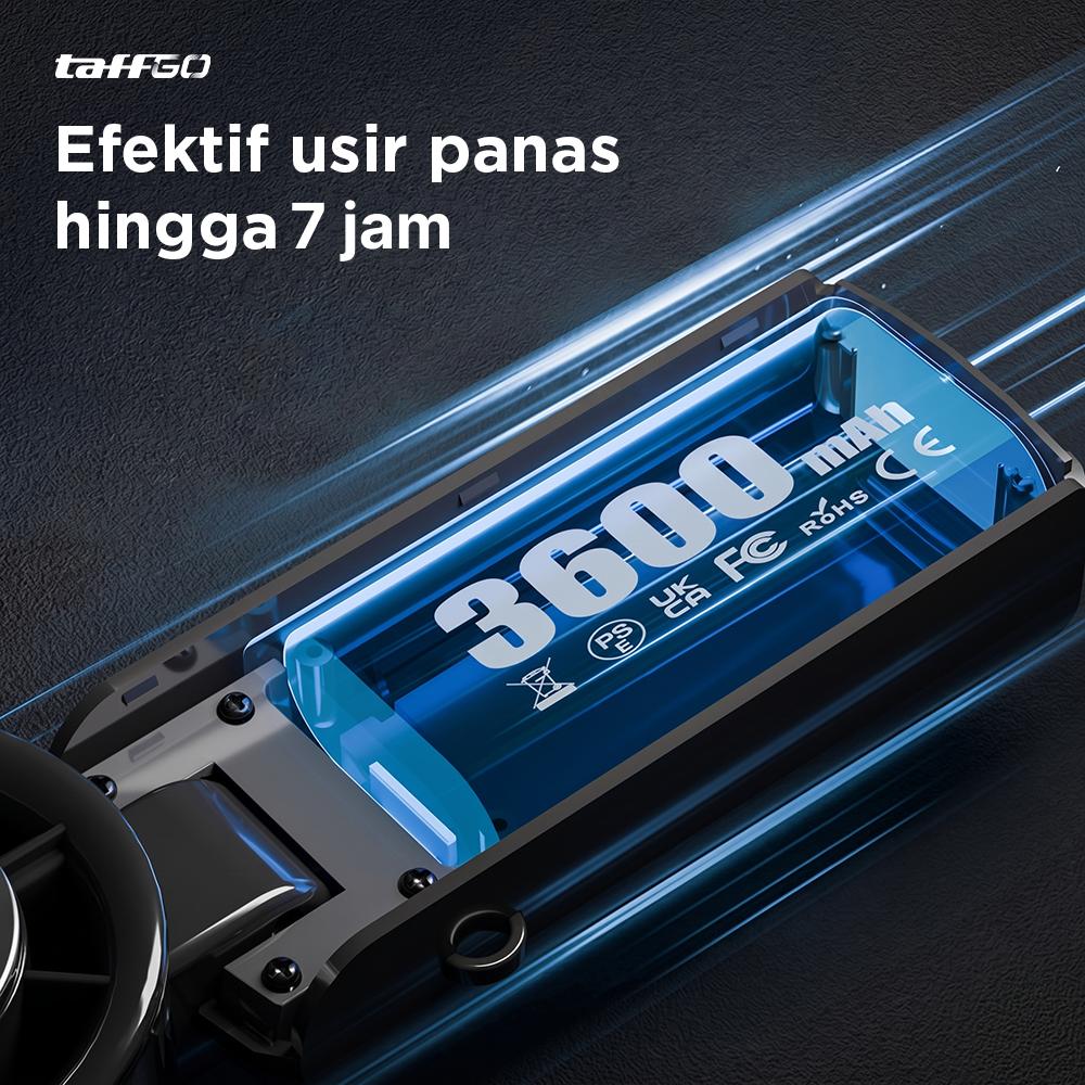 TaffGO Kipas Angin Portable Turbo Mini Cooling Fan Kesejukan Praktis di Mana Saja, Kapan Saja