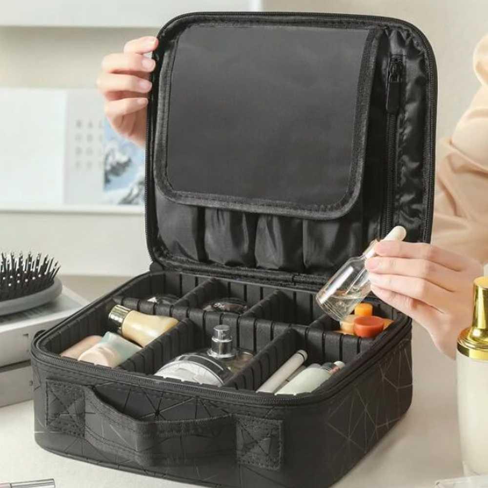 Biutte.co Tas Kosmetik Make Up Organizer Simpan dengan Rapi, Bawa dengan Nyaman, Tampil Stylish