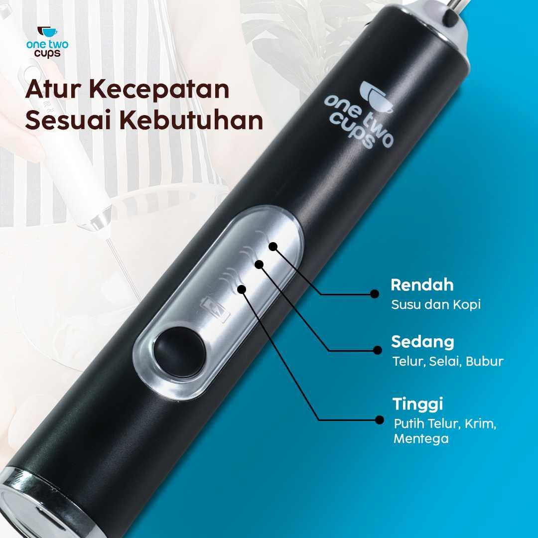 One Two Cups Hand Mixer Mini 2in1 Tingkatkan Kenyamanan Dapur Anda!