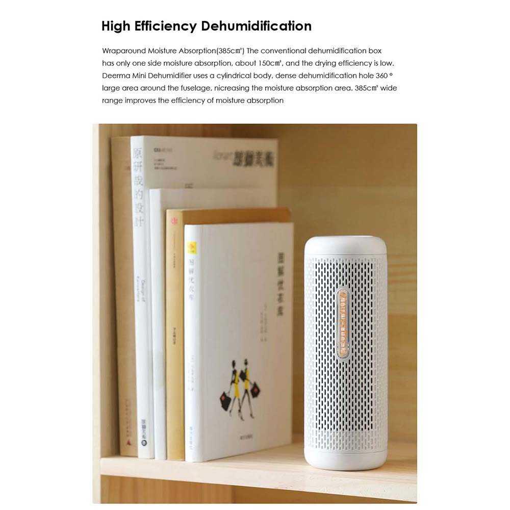 Deerma Dehumidifier Reusable Air Dryer Menjaga Udara Tetap Kering, Desain Minimalis