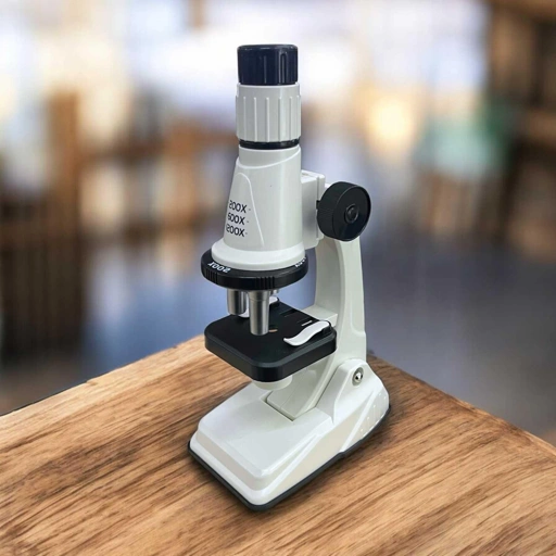 MICROKID Mikroskop Monokuler Edukasi Anak 1200x - Pengamatan Biologi Nyata, Interaktif, Ergonomis