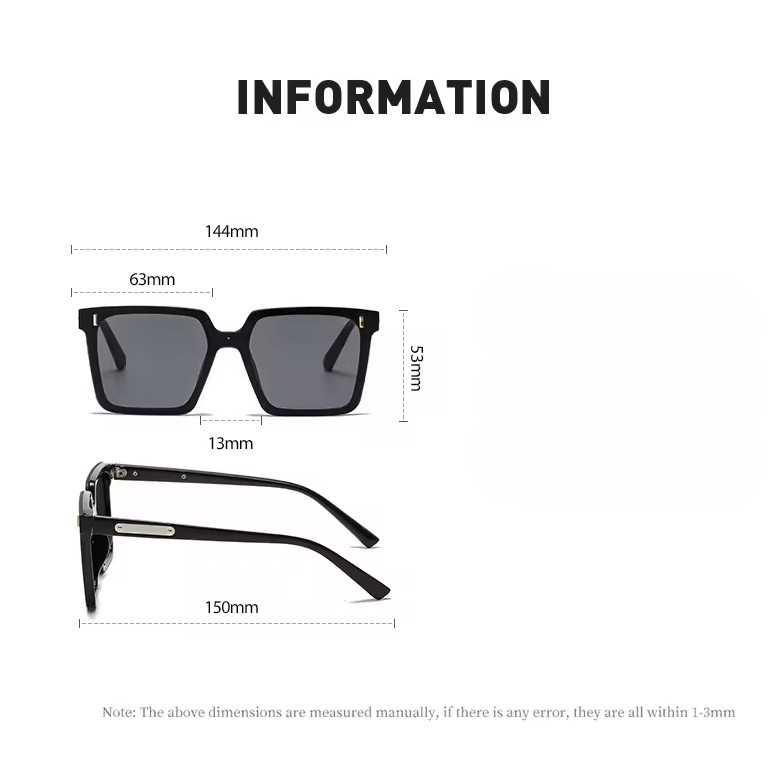 Eyeshine Kacamata Hitam Wanita Anti-UV Outdoor - Tampil Stylish dan Lindungi Mata dari Sinar Matahari, Desain Elegan