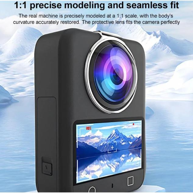 PULUZ Pelindung Lensa Polikarbonat for DJI OSMO 360 - Perlindungan Maksimal, Kejernihan Optik, Kompatibel