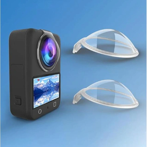 PULUZ Pelindung Lensa Polikarbonat for DJI OSMO 360 - Perlindungan Maksimal, Kejernihan Optik, Kompatibel