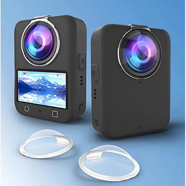 PULUZ Pelindung Lensa Polikarbonat for DJI OSMO 360 - Perlindungan Maksimal, Kejernihan Optik, Kompatibel