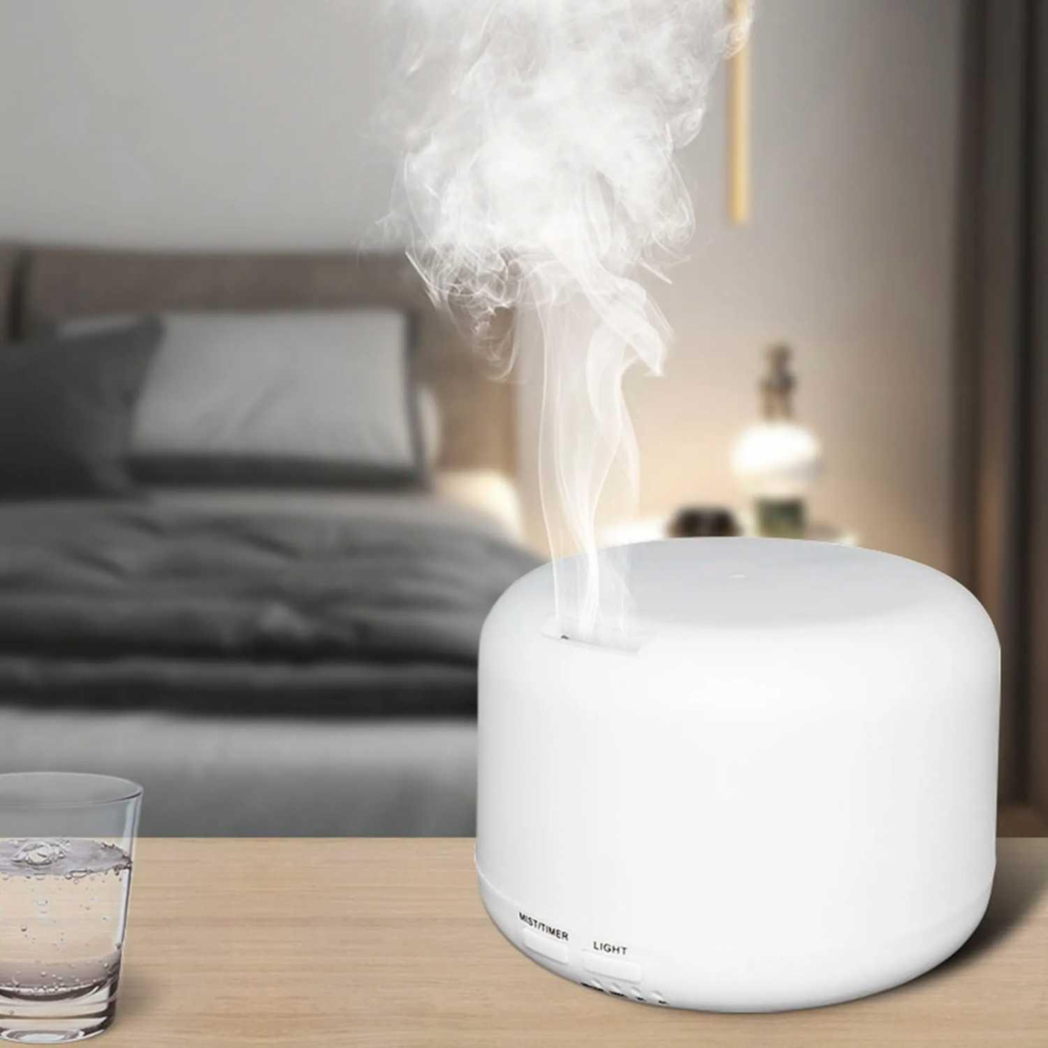 Taffware HUMI Air Humidifier Mini Ultrasonic Aroma Diffuser Jaga Kelembapan dan Nikmati Aromaterapi, Desain Modern
