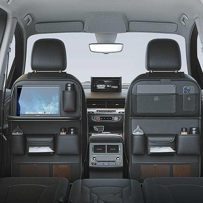 RIRAKU Kantong Organizer Mobil Desk Car Storage Bag - Penyimpanan Barang Rapi dan Meja Serbaguna, Elegan