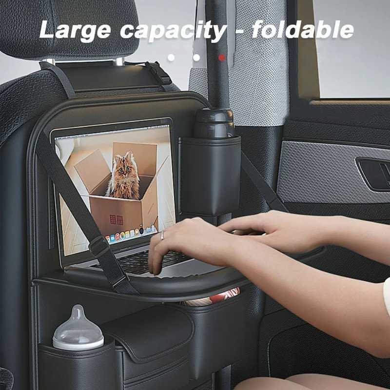 RIRAKU Kantong Organizer Mobil Desk Car Storage Bag - Penyimpanan Barang Rapi dan Meja Serbaguna, Elegan