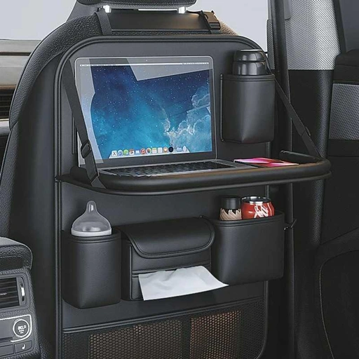 RIRAKU Kantong Organizer Mobil Desk Car Storage Bag - Penyimpanan Barang Rapi dan Meja Serbaguna, Elegan