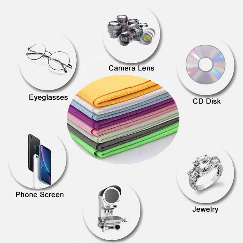 Kain Lap Microfiber Pembersih Lensa Anti Gores - Solusi Praktis dan Aman, Tanpa Goresan