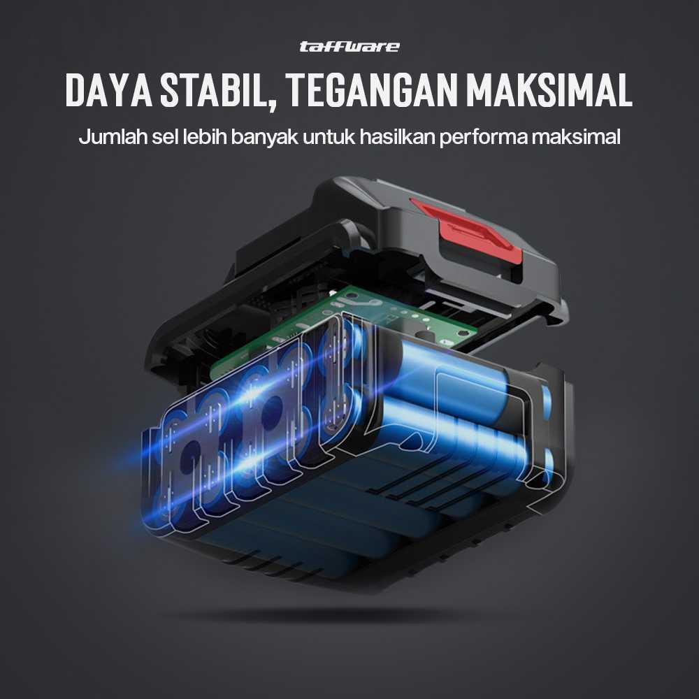 Taffware Baterai Makita LXT 5C BL1850 21V Performa Tanpa Hambatan, Tahan Lama, Efisien Desain Universal