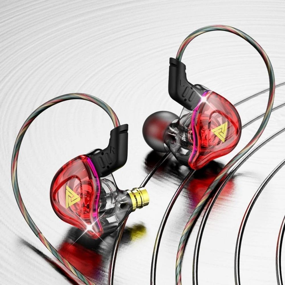 QKZ Wired Earphone IEM In Ear Monitor Dynamic HiFi Gaming Music Bass QKZ-AK6-DMX