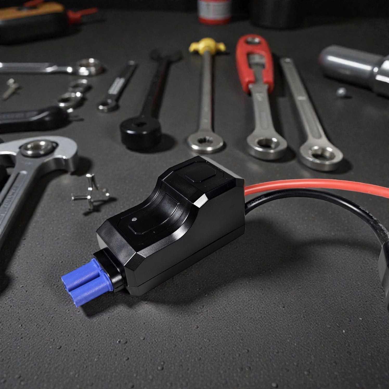Shotee Kabel Konektor Jump Starter Aki EC5 650A - Solusi Praktis Mengatasi Aki Lemah, Indikator Kesehatan Aki, Plug EC5