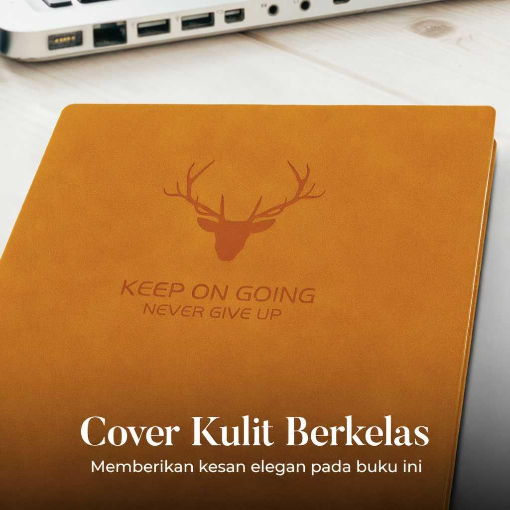 Toddi Buku Jurnal Leather Notebook Diary 68GSM - Produktivitas Maksimal, Elegan.