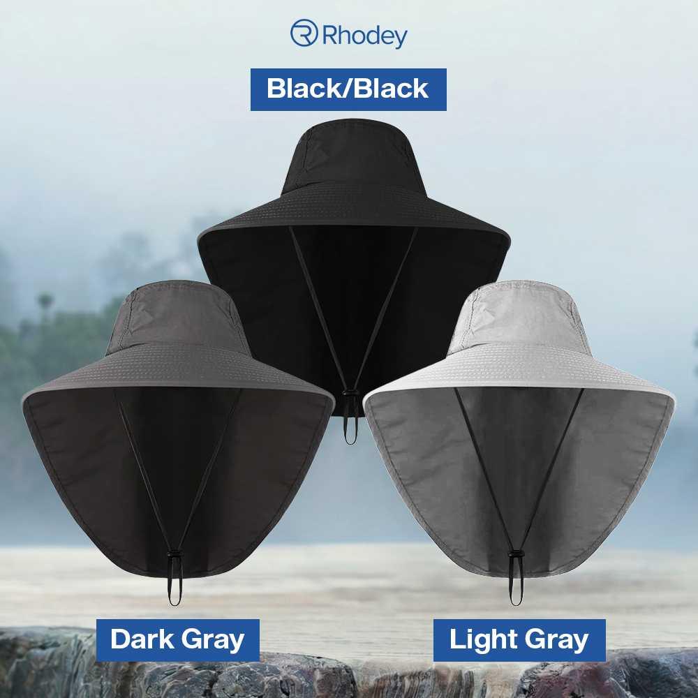 Rhodey Topi Rimba Hiking Outdoor Anti UV - Lindungi dari Panas, Nyaman Saat Aktivitas Outdoor, Desain Lebar, Waterproof