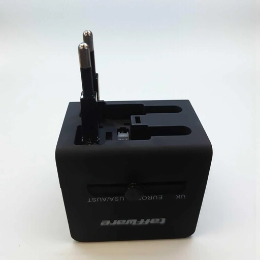 JY-148 Travel Adaptor Universal Plug EU UK US/AUST 2.1A USB A Praktis dan Efisien, Desain Portabel